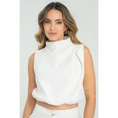 RAGGED - Blusa nakhita Blanco crudo