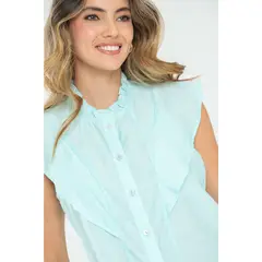 RAGGED - Blusa shenses Verde aqua Ragged.