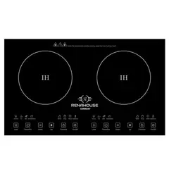 RENAHOUSE - Estufa Inducción Germany 2000w De 2 Puestos