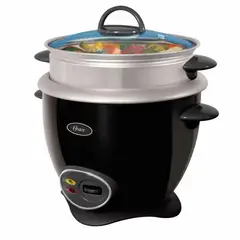 OSTER - Arrocera Oster® Multiuso, Capacidad 14 Tazas de Arroz Cocido, Negro.