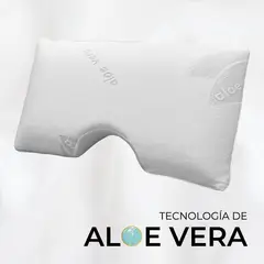 MALAIA HOME - Almohada Shoulder Tech Aloe Vera Para dormir de lado