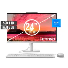 LENOVO - TODO EN UNO INTEL DUAL CORE SSD 1TB RAM 8GB LED 24 FULL HD