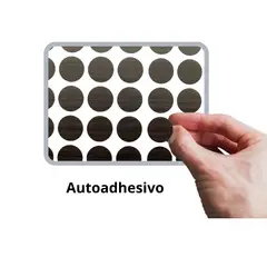 GENERICO - Tapa Tornillo Adhesivo Wengue - Lamina