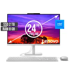 LENOVO - TODO EN UNO INTEL DUAL CORE SSD 2TB RAM 8GB LED 24 FULL HD