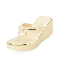 BEIRA RIO - Plataforma para mujer 0228455-305CREMA