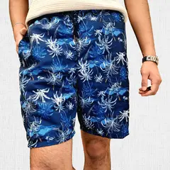 SHAKTIS - Pantaloneta Estampada Antifluido Azul Oscuro 1314.