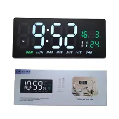 GENERICO - RELOJ DIGITAL PARA MESA O PARED REF JH3604 COLOR BLANCO