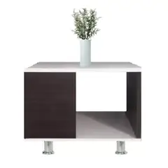 GENERICO - Mesa De Centro Mesa Auxiliar Mesa Para Sala Minimalista Blanco Wengue