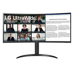 LG - Monitor UltraWide 34" 34WR55QC-B Curvo WQHD 100Hz HDR10