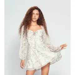 DEREK - Vestido Corto Estampado Floral