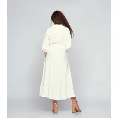 DEREK - Vestido Largo Con Gola Para Mujer