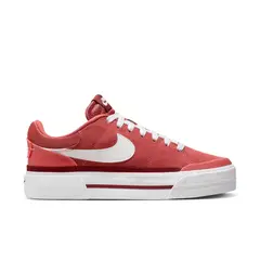 NIKE - Tenis Court Legacy Lift Mujer-Rojo
