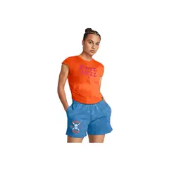 UNDER ARMOUR - Camiseta Mujer PJT RCK UNDRGRND CAP Naranja UNDER ARMOUR.