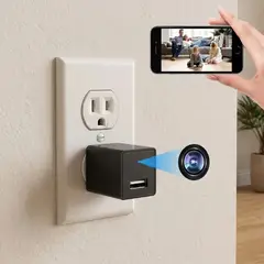 AWEI - Camara para espiar Pequeña camuflada tipo conector
