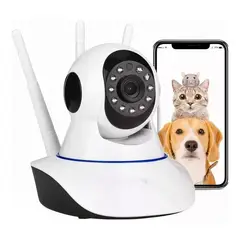 AWEI - Camara inteligente de maxima seguridad wifi giro 360º 5 antenas