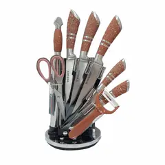 GENERICO - Juego De Cuchillos De Acero Inoxidable Winsor 9 Piezas