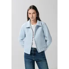 KOAJ - Chaqueta tipo bomber para mujer  kaki medio MUJER