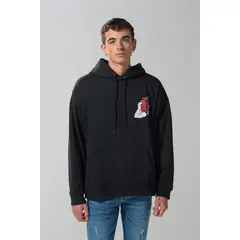 KOAJ - Buzo capota para hombre, silueta oversize, con bolsillo c HOMBRE