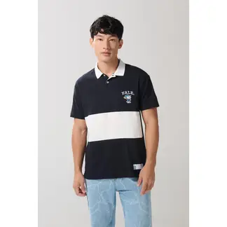 KOAJ - Camiseta polo manga corta con estampado en frente de YA Hombre