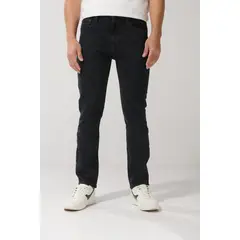 KOAJ - Jean gris intenso straight leg con bota recta y tiro bajo HOMBRE