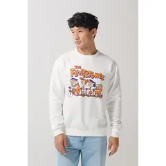 KOAJ - Buzo cuello redondo con estampado en frente de Los Pica Hombre