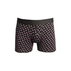 KOAJ - Bóxer brief-medio negro con diseño de Coraje HOMBRE