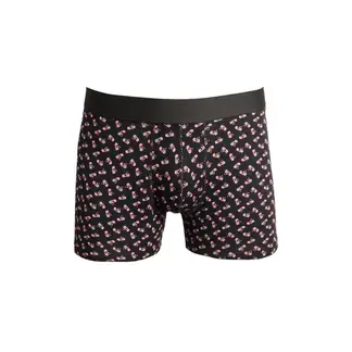 KOAJ - Bóxer brief-medio negro con diseño de Coraje HOMBRE
