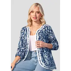 MARKETING PERSONAL - Chaqueta Mujer Estampado Mp 107977