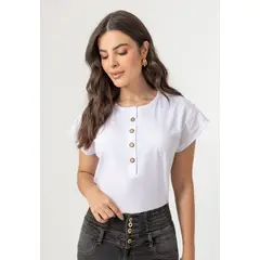 MARKETING PERSONAL - Blusa Mujer Blanco Mp 103990