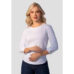 MARKETING PERSONAL - Camibuzo Mujer Blanco Mp 2364