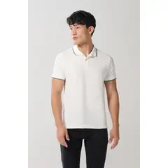 KOAJ - Camiseta polo unicolor con manga corta y aberturas HOMBRE