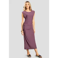 RUTTA - Vestido Largo Mujer Ciruela 110256