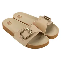 ZAXY - SANDALIAS MUJER BEIGE CLARO HUG SLIDE AD 19114-BI904