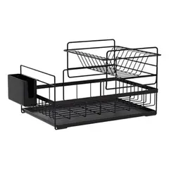 GENERICO - Escurridor Platos Platero Metalico 2 Niveles Bandeja