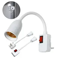 GENERICO - ADAPTADOR ROCETA SOPORTE DE BOMBILLO PARA PARED CON INTERRUPTOR