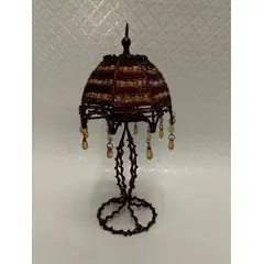 GENERICO - Candelabro De Mesa Tipo Lampara Antigua Turquia En Hierro