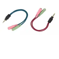 GENERICO - CABLE 2 A 1 3.1 MM PARA AUDIFONOS