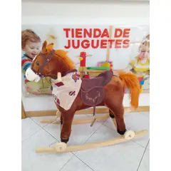 GENERICO - Caballito Balancín Con Ruedas Y Sonidos Color Café