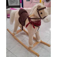 GENERICO - Caballito Balancín Con Sonidos Color Beige