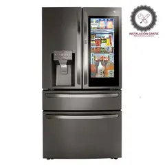 LG - Nevecon InstaView Tipo Europeo 831 Litros Brutos LM85SXD Negro