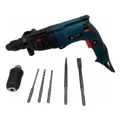 GENERICO - Taladro Rotomartillo Percutor Doble Mandril Con Caja 110volt