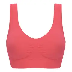 GENERICO - Fit Bra Top Deportivo Mujer Talla Grande Color Pink