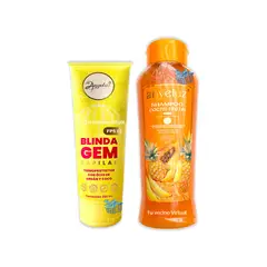 ANYELUZ - Shampoo Coctel de Frutas Y Termoprotector