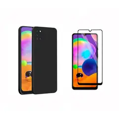 GENERICO - Funda en Silicona + Vidrio Templado Para Samsung Galaxy A31