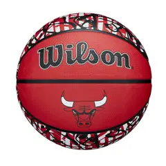 WILSON - Balón Baloncesto NBA Graffiti Chicago Bulls NO7