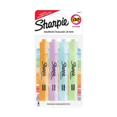 SHARPIE - Resaltador Marcador Bx4 Colores Pastel