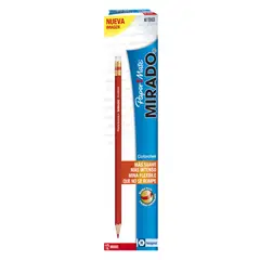 PAPER MATE - Lápiz De Color Rojo Mirado X12 Unidades
