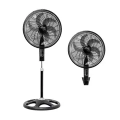 ALTEZZA - Ventilador Pro 18 2 En 1 6 Aspas Negro Asf-pg2988b