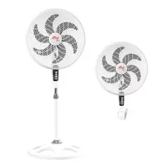 ALTEZZA - Ventilador Pro 18 2 En 1 6 Aspas Blanco Asf-pg2988