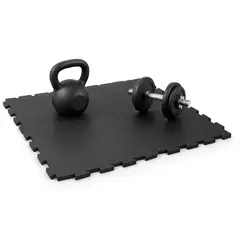 GENERICO - Tapetes de caucho para gimnasio x 6 unidades
